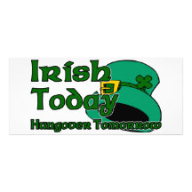 Irish Hangover Full Color Rack Card