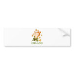 IRISH HARP BUMPER STICKER