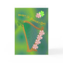Irish harp cards