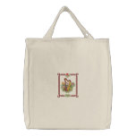 Irish Harp embroidered bags