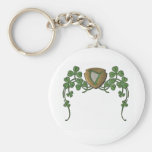 Irish Harp Key Chain