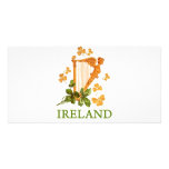 IRISH HARP PHOTO CARD TEMPLATE