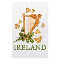 IRISH HARP PERSONALIZED STATIONERY