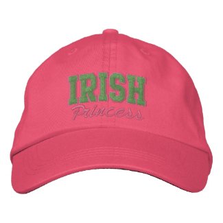 Irish Hat, Irish Princess embroideredhat