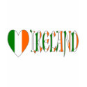 Irish Heart Flag & Word Ireland t-shirts by ameriyank Irish Heart Flag & Word Ireland t-shirts