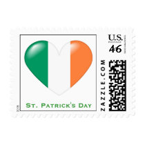 Irish heart postage stamp - Croí Éireannach by madelaide Irish heart postage stamp - Croí Éireannach