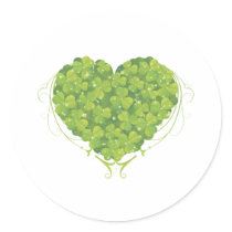 Irish Heart stickers