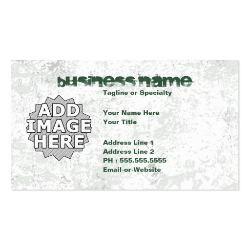 irish hi-fi business card template (back side)
