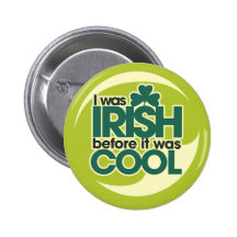 Irish Hipster Buttons