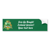 Irish History Shield View Story Below Bumper Stickers