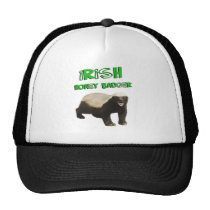 Irish Honey Badger Hat hats