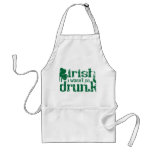 Irish I wasn't so Drunk Aprons