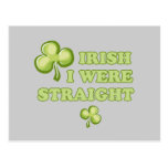 Irish I were straight postcards
