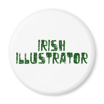Irish Illustrator magnets
