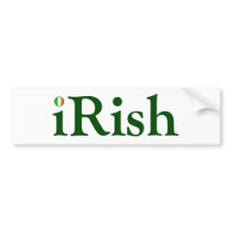 Irish Ipod Style bumper stickers by worldsfair Irish Ipod Style bumper stickers