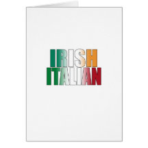 Irish Italian Card