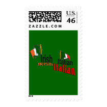 IRISH ITALIAN ST. PATRICK'S DAY POSTAGE STAMP