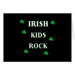 Irish Kids Rock Card
