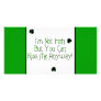 Irish kiss photo cards