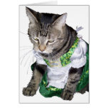 Irish kitty/leprechaun got away card