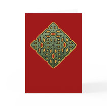 Irish Knotwork Christmas Card by Beltain Irish Knotwork Christmas Card