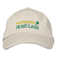 Irish Lass embroideredhat