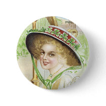 Irish Lass Shamrock Pin