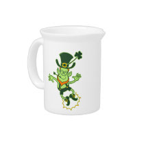 Irish Leprechaun Clapping Feet pitchers