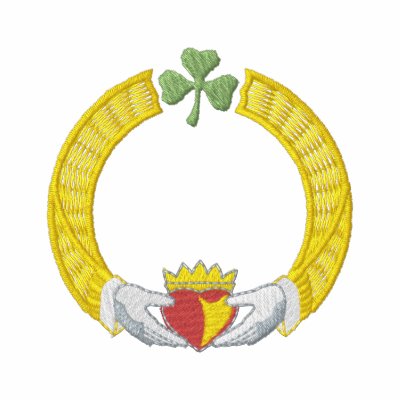 Irish Letter Drop by ZazzleEmbroidery