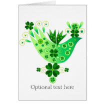 Irish Luck Bird cards