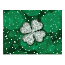 Irish luck post card