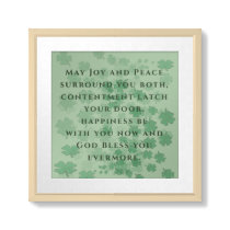 Irish Marriage Blessing - - posters
