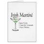 Irish Martini Greeting Cards