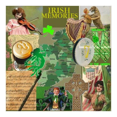 IRISH MEMORIES POSTER by funny_tshirt