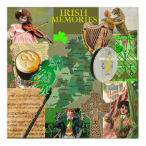 IRISH MEMORIES POSTER posters