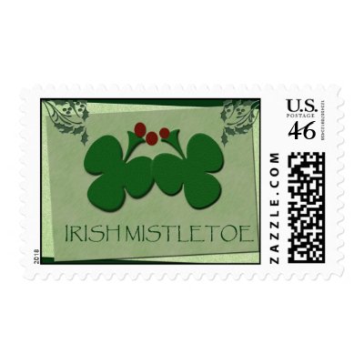 Irish Mistletoe -showcase your Irish heritage! Postage