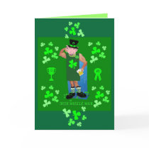 Irish Muscle Man cards by KABSANNIE Irish Muscle Man cards