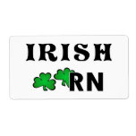 Irish Nurse RN Shipping Labels