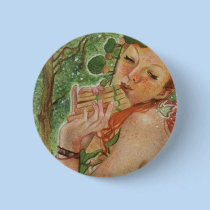 Irish Nymph Fairy Button buttons