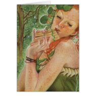 Irish Nymph Fairy Card card