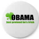Irish Obama Button