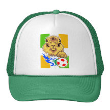 Irish or Côte d'Ivoire Soccer Lion Mesh Hat