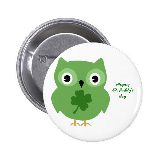 Irish Owl Button