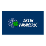 Irish Paramedic Business Card Template