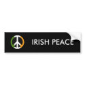 IRISH PEACE bumper stickers