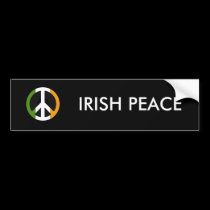 IRISH PEACE bumper stickers