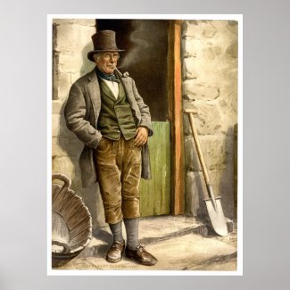 Irish Peasant Farmer 1890