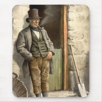 Irish Peasant Farmer mousepads