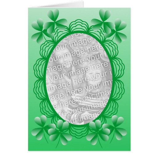 Irish Photo Frame Template Card Zazzle