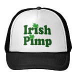 Irish Pimp funny st patricks day Mesh Hats